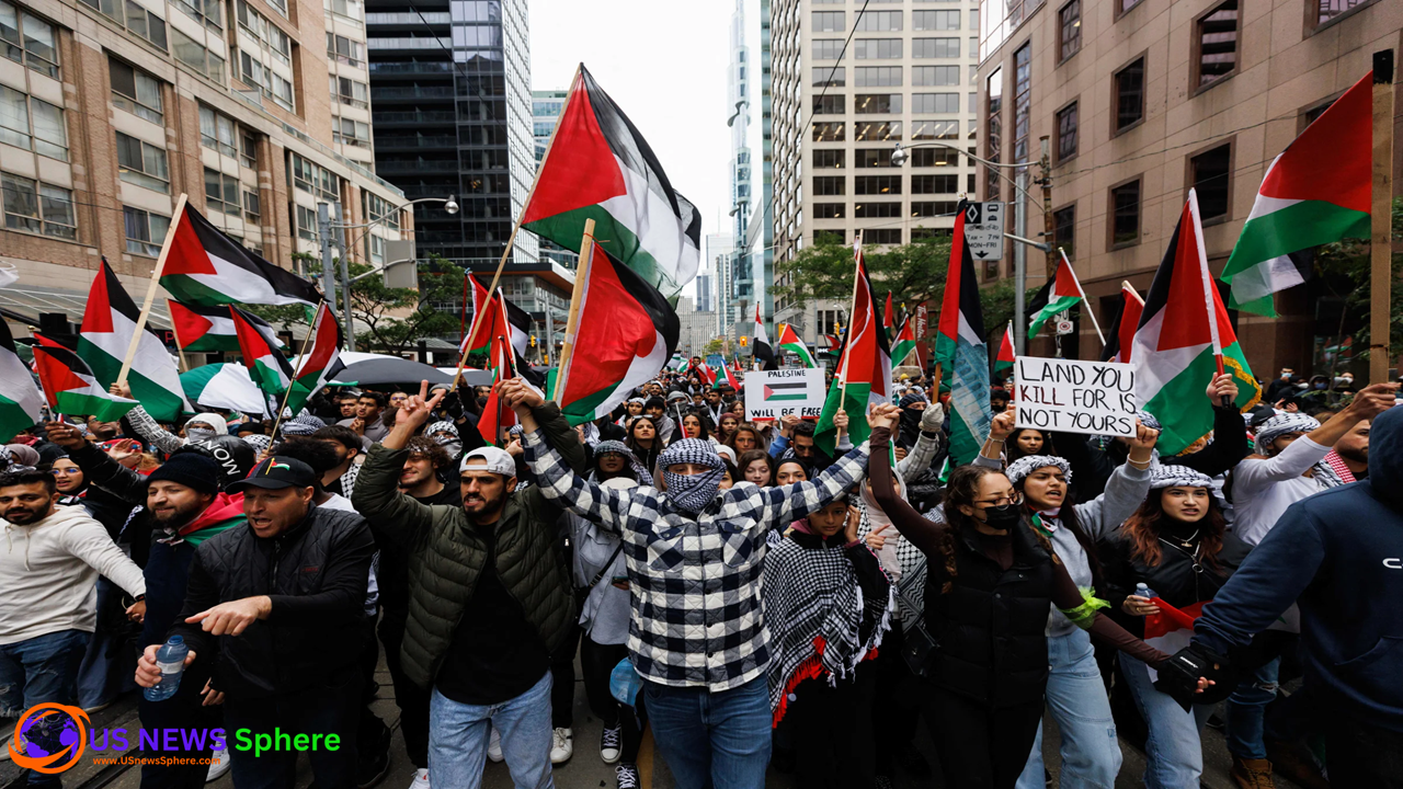 You are currently viewing Global Protests Erupt Amid Israel-Hamas Conflict: A Complex Landscape of Solidarity and Tension