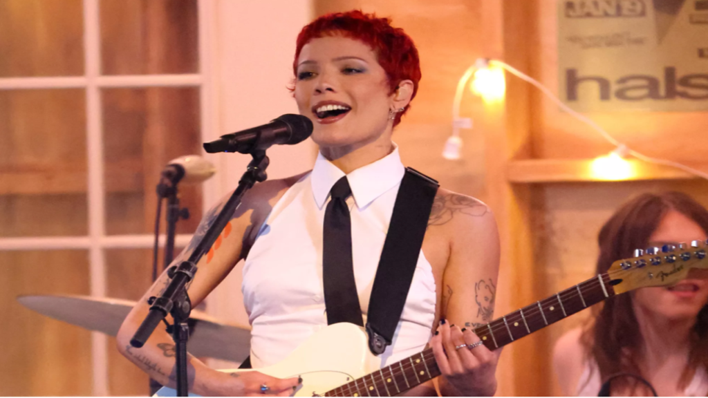 Halsey Rocks Out in a Garage