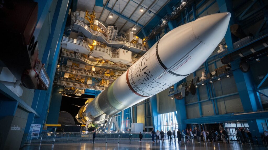 a detailed shot of the saturn v rocket d W22EG9yJQy2u7EfORdVBqQ yb Uj0jiQceJpLIYWiWjBQ