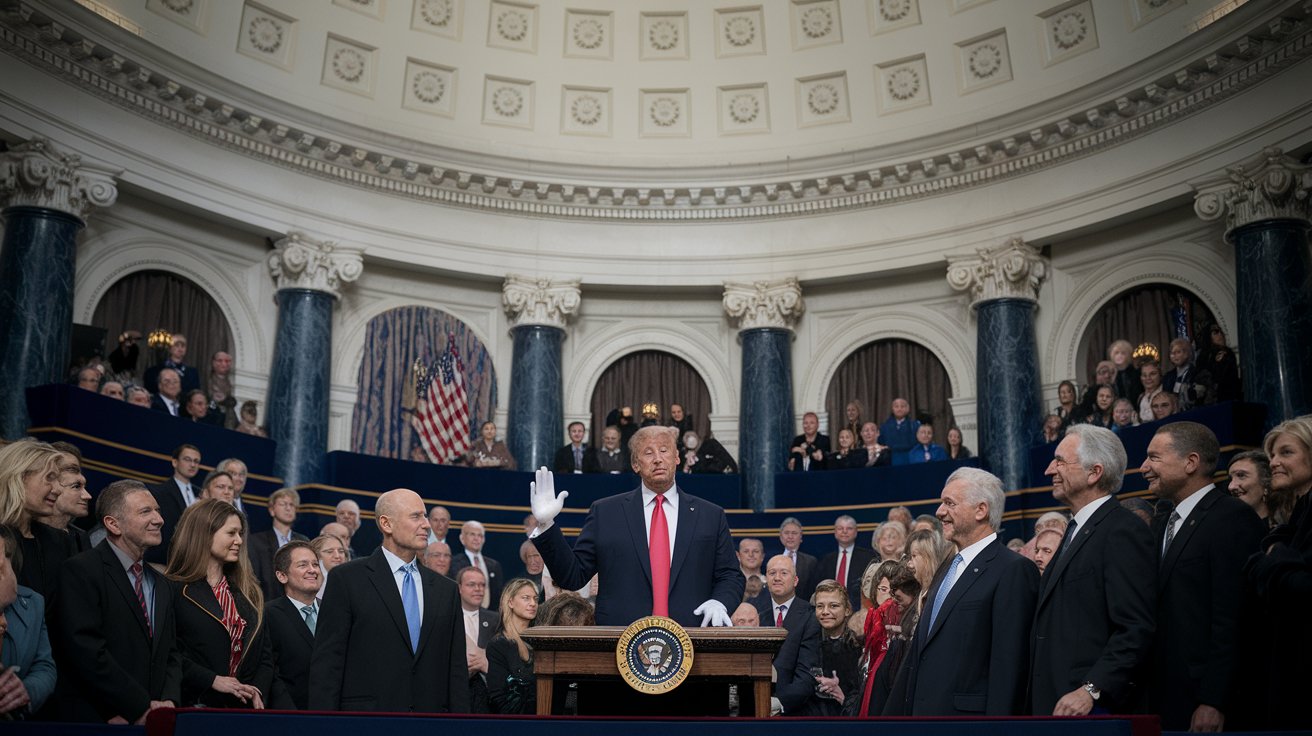 Read more about the article Donald Trump Sworn in for Second Term: A Historic Political Comeback