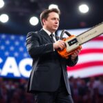 Elon Musk Wields Chainsaw at CPAC: A Symbolic Gesture or Political Stunt?