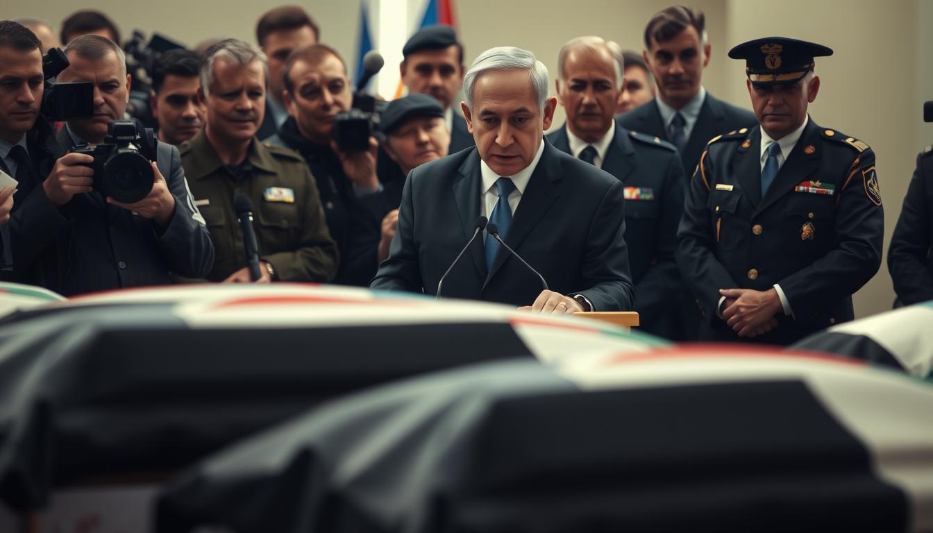 You are currently viewing Netanyahu Announces Return of Child Hostages’ Bodies Amid Ongoing Conflict