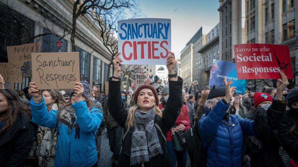 Protest Against Sanctuary City Legislation