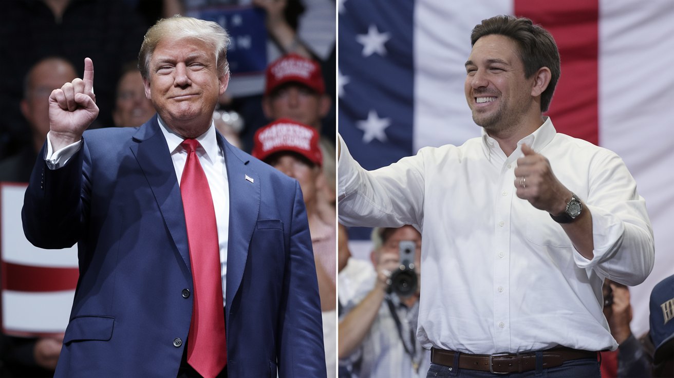 Read more about the article Trump vs. DeSantis: Inside the GOP’s Growing Rift and What It Means for 2024