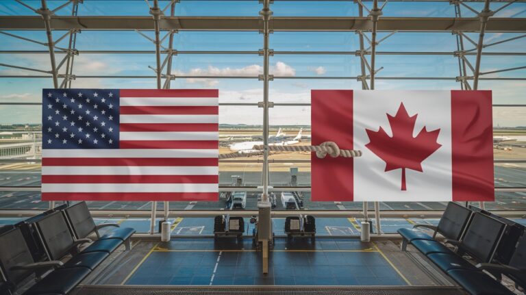 American Travelers Respond to U.S.-Canada Tariff Dispute at YVR