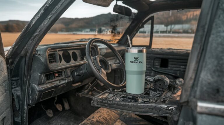 Stanley Cup Survives Car Fire with Ice Still Frozen Inside, Amazes Viewers