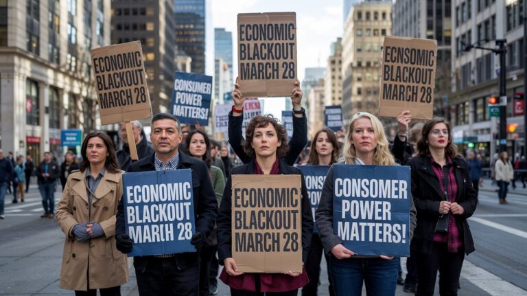 Economic Blackout: Nationwide Consumer Boycott Planned for March 28 to Protest Corporate Greed