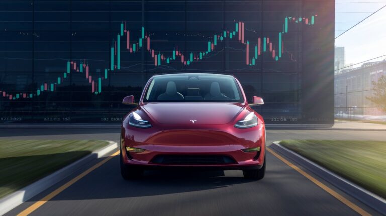 Tesla's Stock Dips Slightly After Remarkable Five-Session Rally