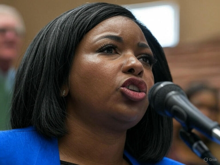 Jasmine Crockett Clashes with Correspondent Over Tesla Takedown Remarks