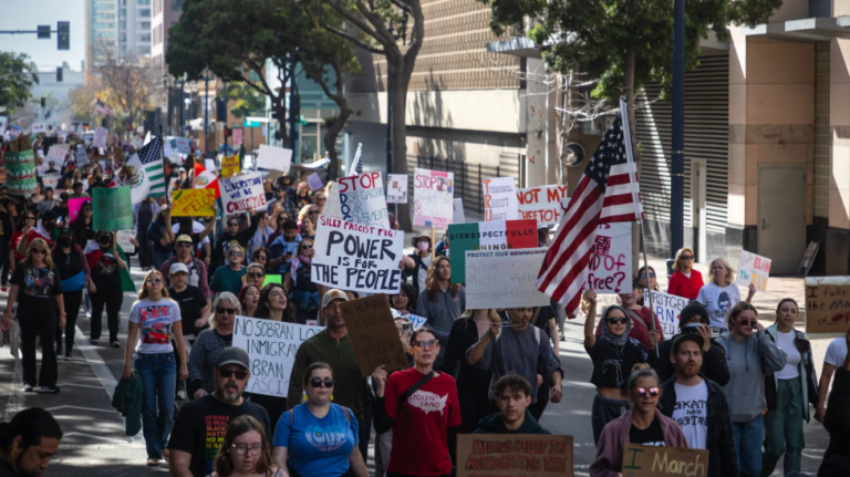 Massive Nationwide ‘Hands Off’ Protests Erupt Against Trump’s Policies