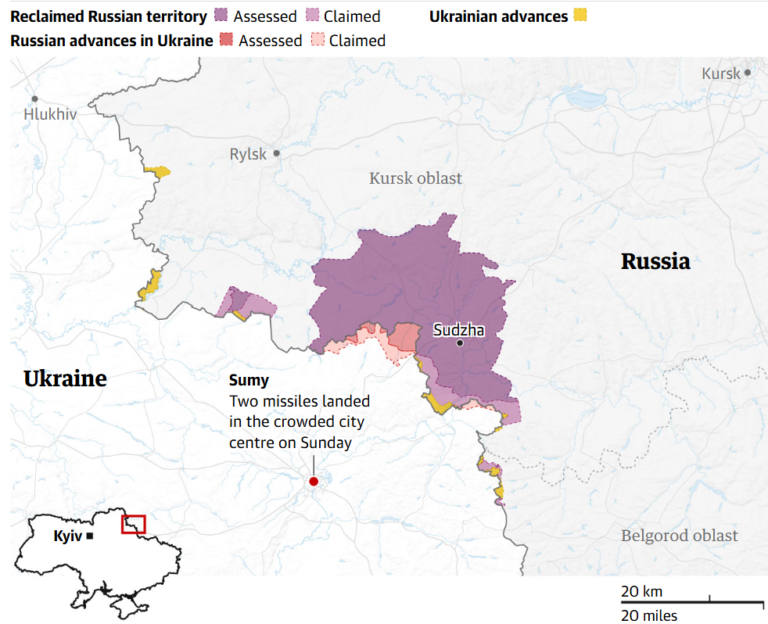 NATO Chief Rushes to Ukraine After Russian Missile Strike Kills Civilians in Sumy