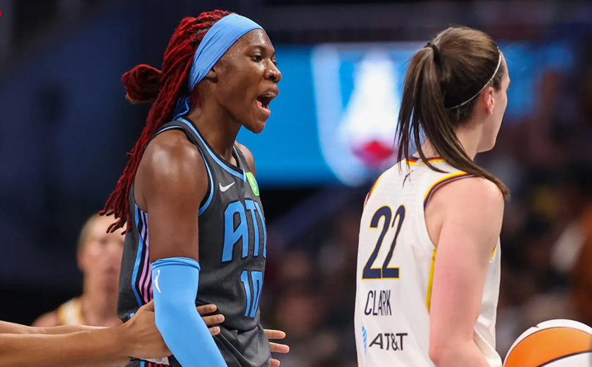You are currently viewing Caitlin Clark Gets Chippy with Opponent: A Defining Moment in WNBA Rivalries