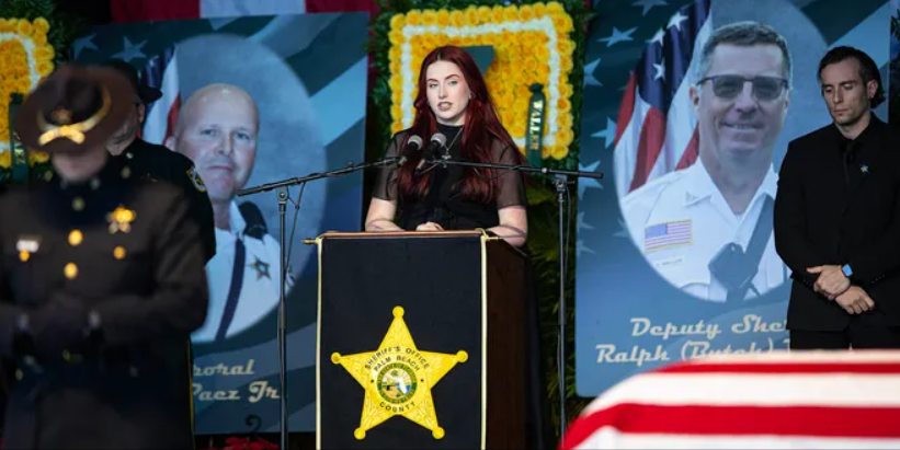 Read more about the article Trump’s Awkward Medal Moment with Deputy’s Daughter Goes Viral