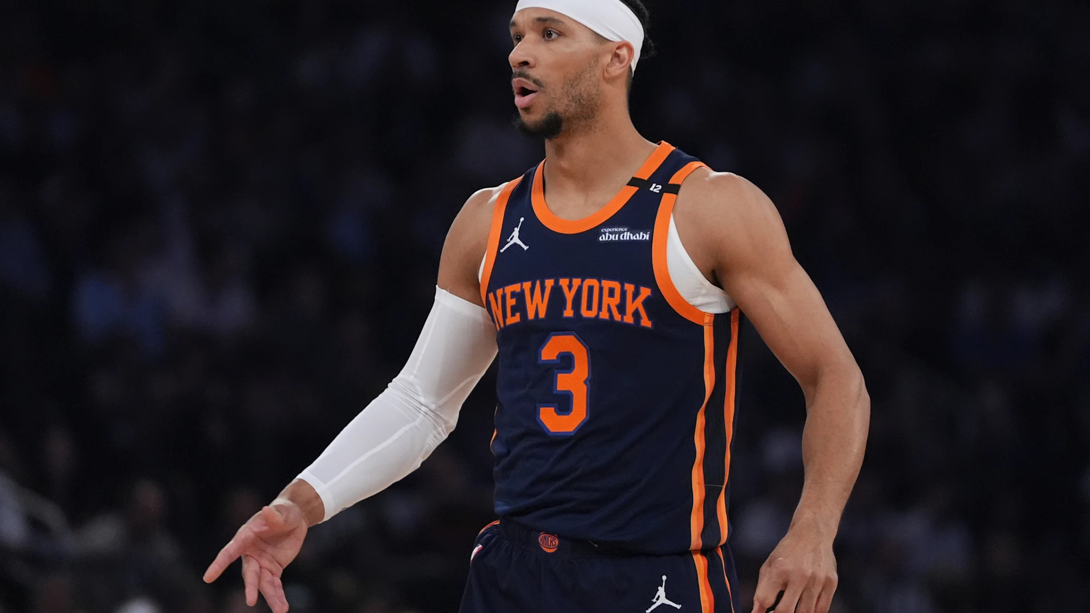 You are currently viewing Shocking Moment: Knicks’ Josh Hart’s Face Split Open by Celtics’ Luke Kornet Elbow