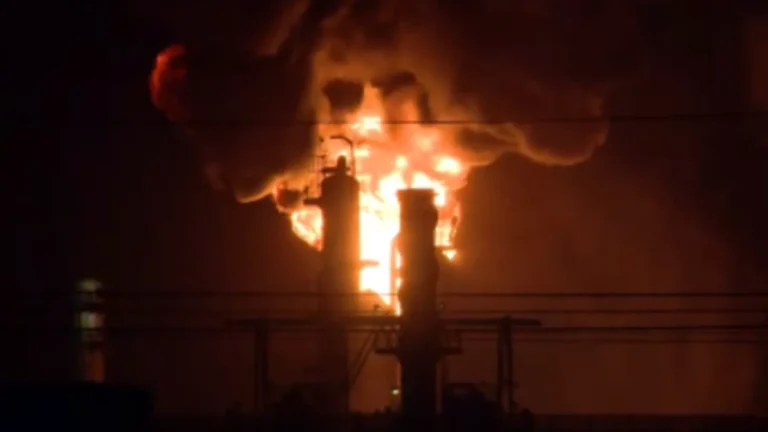 Fire Erupts at Chevron Refinery in El Segundo, California