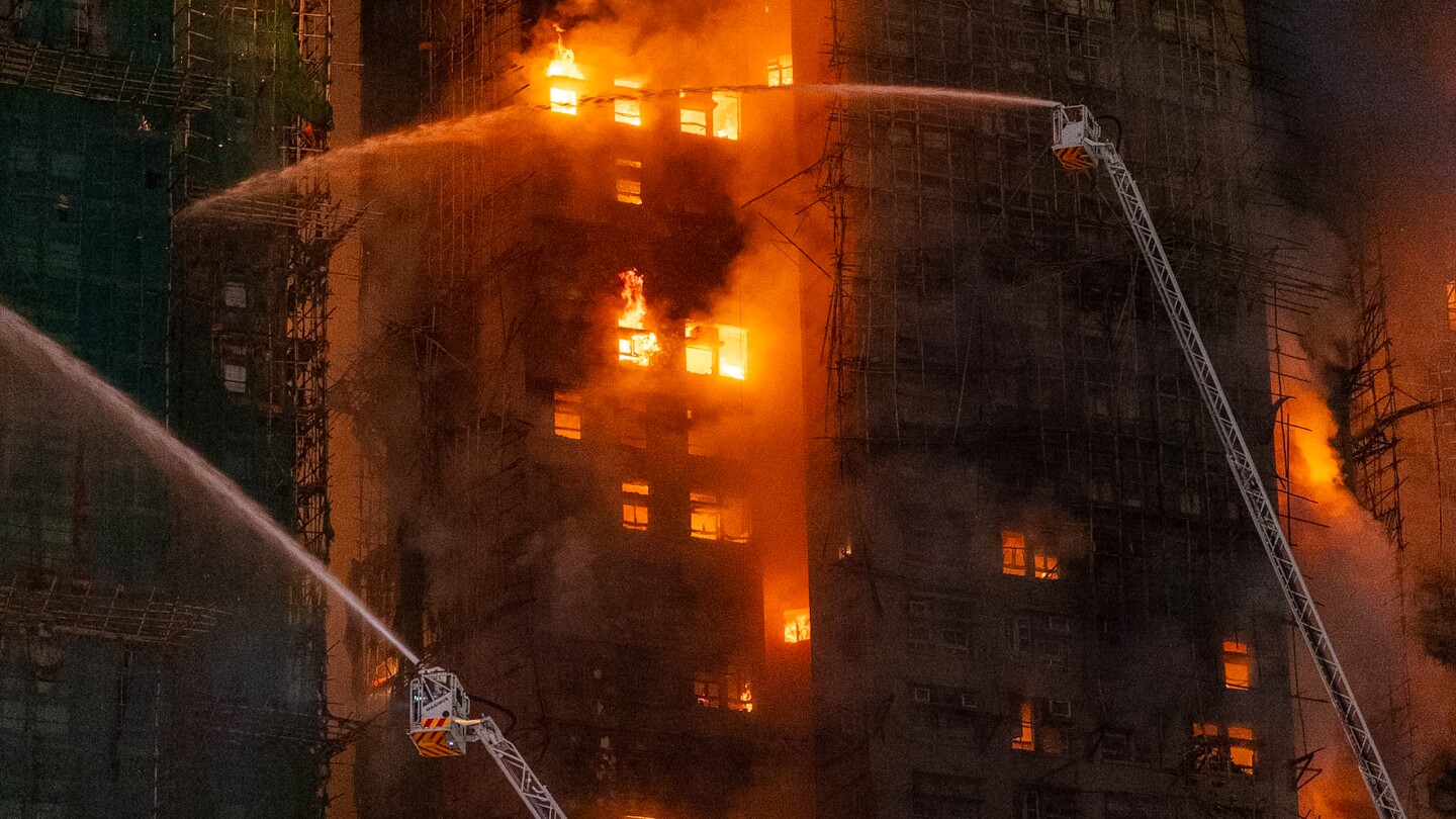 Hong Kong High-Rise Fire Tragedy: 44 Dead, Hundreds Missing
