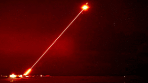 Read more about the article DragonFire Laser: UK Downs 400 mph Drone at £10 Shot