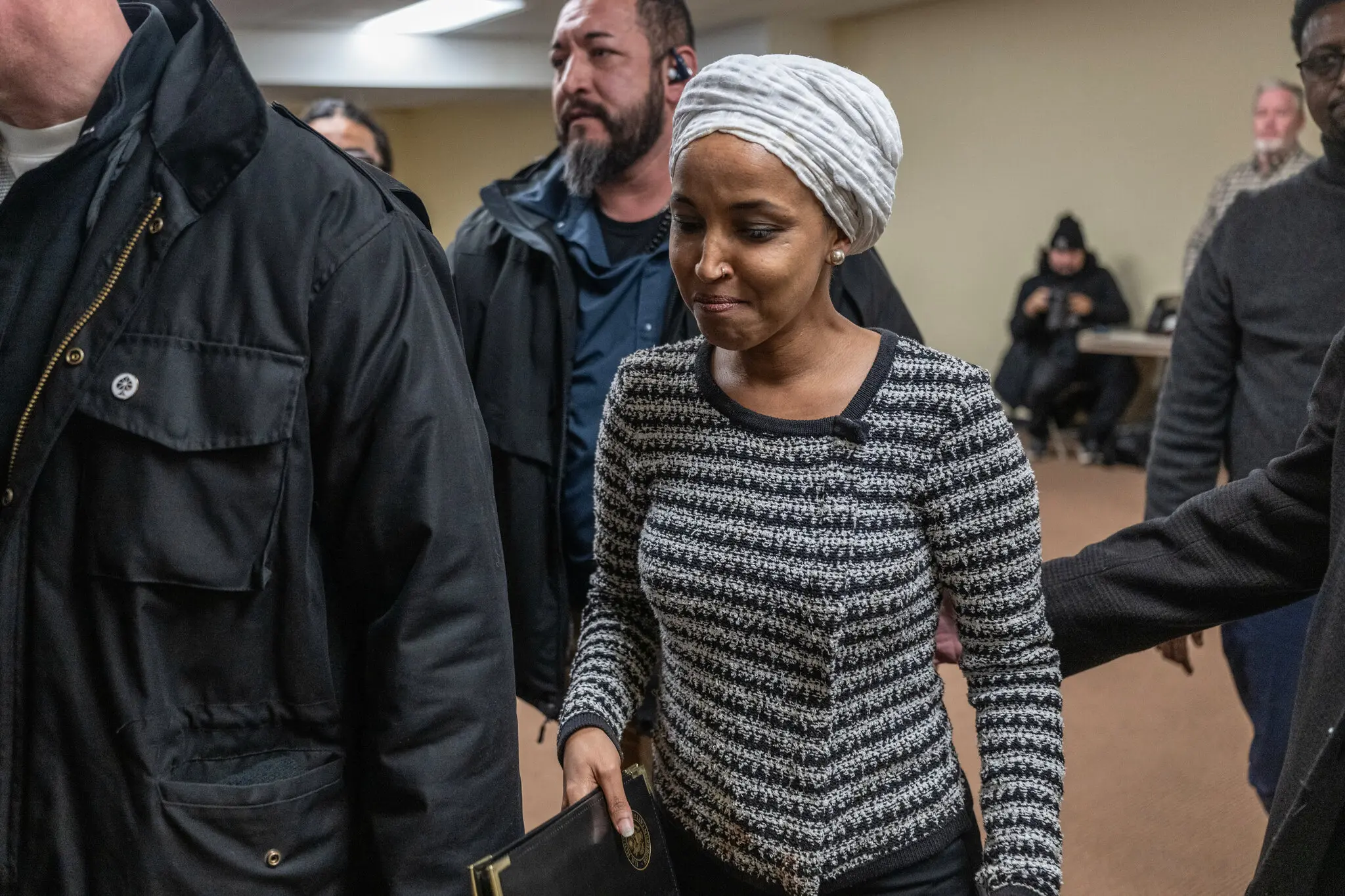 Read more about the article Ilhan Omar Sprayed at Town Hall Amid Rising Tensions Over Immigration Crackdown and Violence
