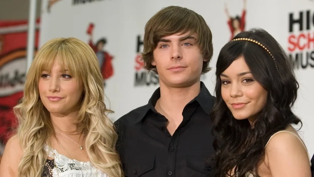 ashley tisdale zac efron vanessa hudgens
