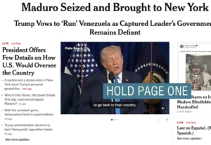 Read more about the article News Organizations Held Off on Reporting Venezuela Raid, Igniting Global Debate Over Press Freedom and National Security