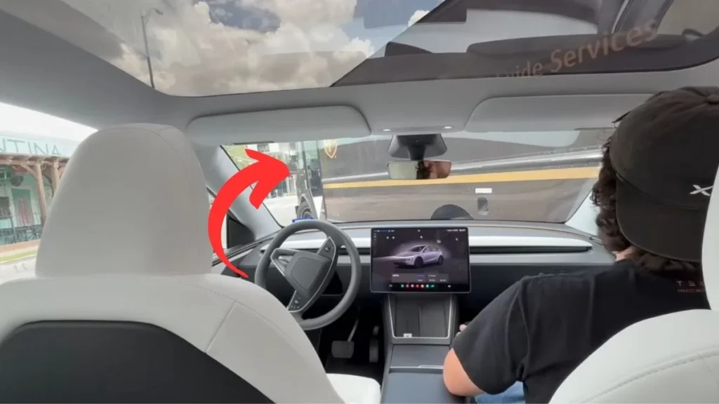 Tesla Model Y Robotaxi UPS truck