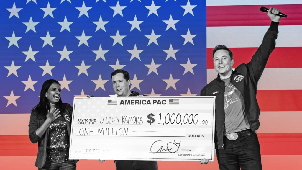 elon sued million dollar checks inc