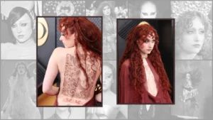 Read more about the article Chappell Roan’s Bold 2026 Grammys Beauty Look Sparks Global Buzz With Tattoos and Sheer Fashion