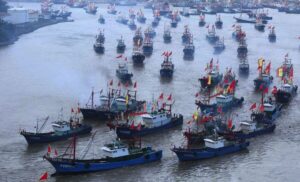Read more about the article China Deploys Thousands of Fishing Boats Near Japan, Raising Security Concerns in East China Sea
