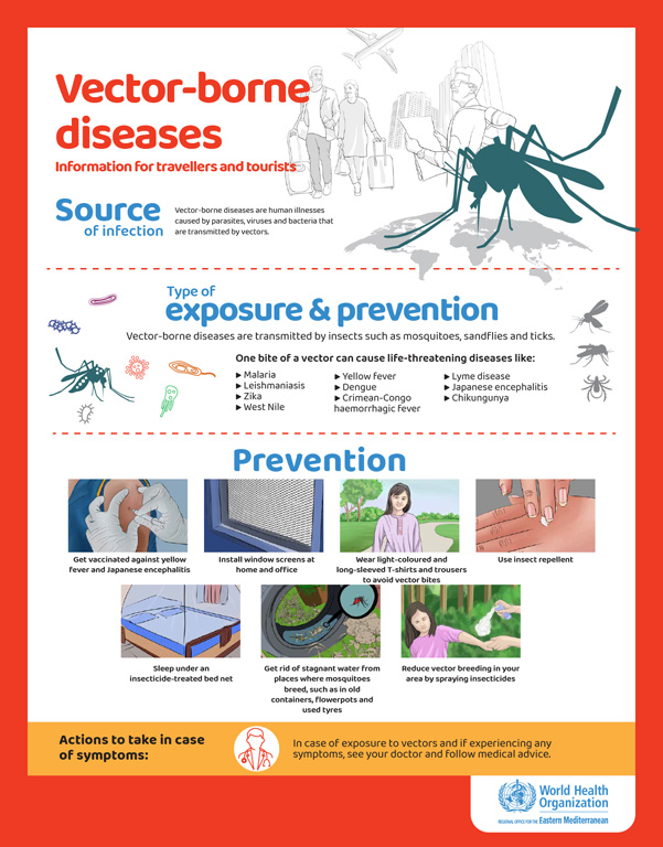 vector borne diseases information for travellers tourists