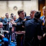 Marine Veteran Dragged From Senate Hearing as GOP Senator Assists Police During Explosive Israel War Protest