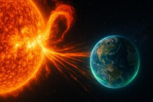 Read more about the article Solar Storm Alert: Massive X-Class Flares Disrupt Earth Signals — Could This Impact Global Markets?