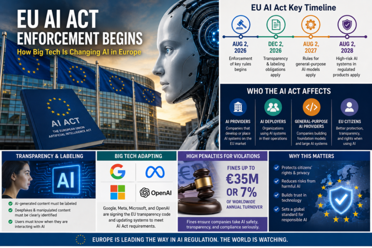 EU AI Act Enforcement Begins: What Big Tech Faces