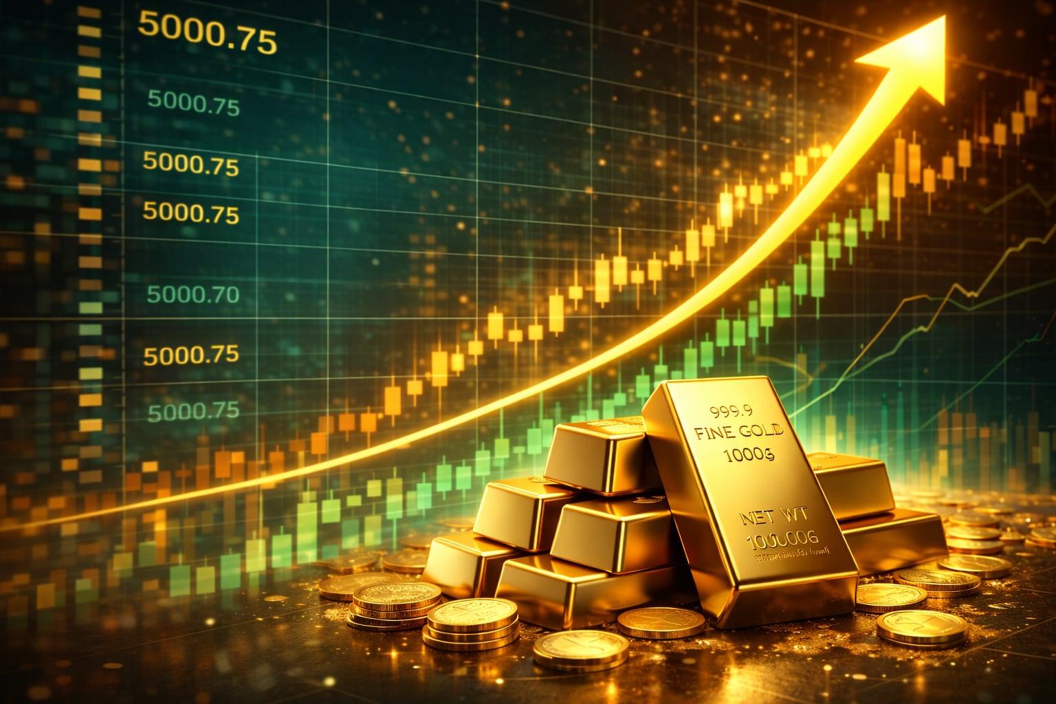 You are currently viewing Gold Nears a Three-Month High as Investors Await U.S. Inflation Data: What It Means for the Fed and Interest Rates